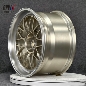 Rines GPW Personalizados Monobloque Forjados en Oro Champán, Diseño Cóncavo Profundo, 18 19 20 21 22 5x112 5x114.3 5x120 5x130 para BMW M6 Audi Porsche - Product Image 4