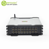 Amplificateur audio de voiture DSP classe AB pleine fréquence X812 OEM économique avec 8 sorties stéréo et personnalisation multiple