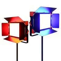 Jixio LED-RGB200 200W Panneau lumineux de studio 3300 LED Ra97 TLCI98 Bi-couleur DMX/APP V-Mount Sans ventilateur Alliage d'aluminium 100-240V
