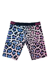 Boxers mi-taille respirants en Spandex et Polyester à imprimé léopard pour hommes, style décontracté, sur mesure, pour l'export. - Product Image 3