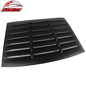 Convient aux Ford Mustang Gt V6 V8 de 2005 à 2014, couvercle de fenêtre arrière, noir mat, ABS durable, garniture extérieure automobile, accessoire extérieur - Product Image 3