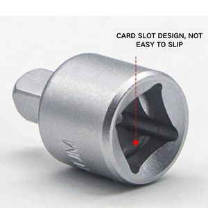 WZAUTO Adaptor tingkat industri Reducer Socket Female Male ukuran konversi berlapis krom CR-V Alloy 1/<span class=keywords><strong>2</strong></span> "<span class=keywords><strong>3</strong></span>/8" 1/4 "Square Drive - Product Image 6