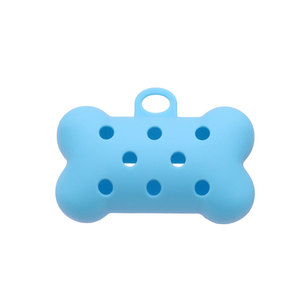 Distributeur de sacs à déjections pour animaux de compagnie en silicone, support portable pour sacs à crottes pour chiens et chats, porte-sacs à litière - Product Image 5