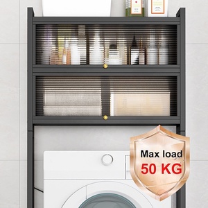 Mensola della lavanderia sopra il ripiano di stoccaggio della lavatrice - Product Image 5