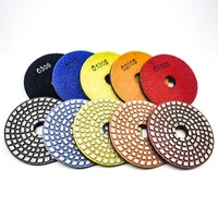 Pads de polissage pour béton SUMO monobloc en métal sinterisé, 3 et 4 pouces, pour ponceuse à sol