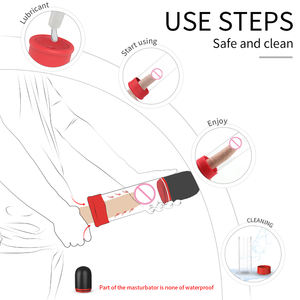 Penistrainer für Männer zur Penisvergrößerung, Verlängerung und Erektionsübung, Penispumpe mit Saug- und Vibrationsfunktion - Product Image 3