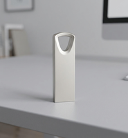 Clé USB Métallique Étanche Haute Vitesse Mini USB 2.0 8 Go 16 Go 32 Go 64 Go Clé USB Promotionnelle