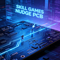 Placa PCB para Máquina de Juegos de Habilidad, Placa de Circuito PCBA SMT Personalizada para Máquina de Juegos de Arcade que Funciona con Monedas