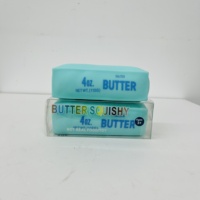 Fidget en forme de beurre et de fromage réaliste, à montée lente, croquant, 4oz, pour adultes et enfants, cadeau anti-stress, expédié depuis l'entrepôt américain