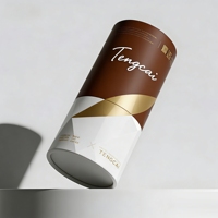 Boîtes cylindriques en carton ondulé personnalisables avec logo - Emballages de luxe pour parfums et cosmétiques, boîte cadeau personnalisée