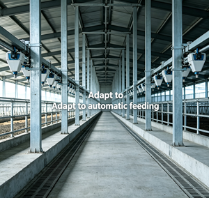 Prefabricated Light Steel Structure CowHouse Barn Poultry Pig Chicken Horse Goat Shed Farm Farming Stable Building - Product Image 2