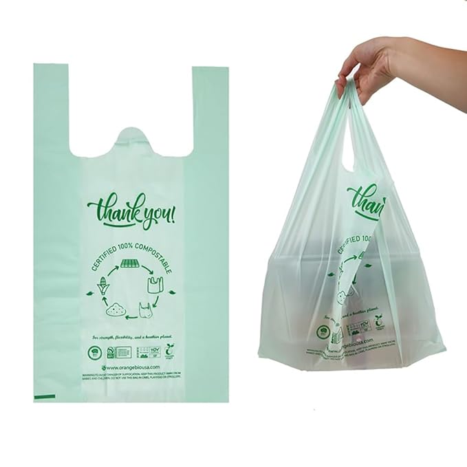 Сумки для футболки Биоразрождаемые и экологически чистые сумки для покупок