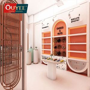 Candy Store Decoration Interior Design Lolly Candy Display <b>Shelves</b> Store Fixtures Factory Sweet Display Candy Store Fixtures - Product Image 2