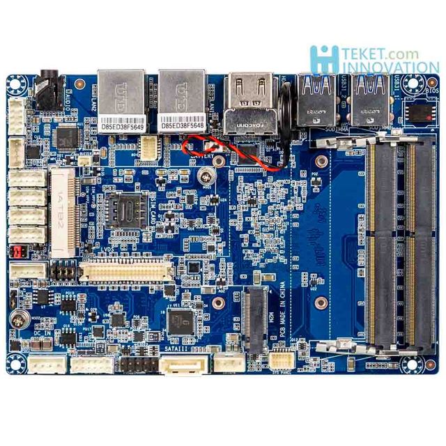QBiP-6412A 3.5" SBC Motherboard Intel Celeron J6412 TDP 10W FCBGA 1493 2xDDR4 4xCOM,1xSATA 2xGbE LAN 2xHDI, LVDS for GigaIPC