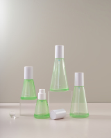 Bouteilles de pompe en verre de haute qualité pour les soins de la peau 120ML 100ML 50ML 30ML 50G 30G avec compte-gouttes en verre à bouchon à vis pour utilisation de diffuseur de crème
