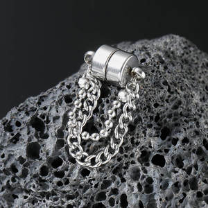 Boucles d'oreilles magnétiques en acier inoxydable 316L pour hommes et femmes, style diamant, personnalisées - Product Image 1