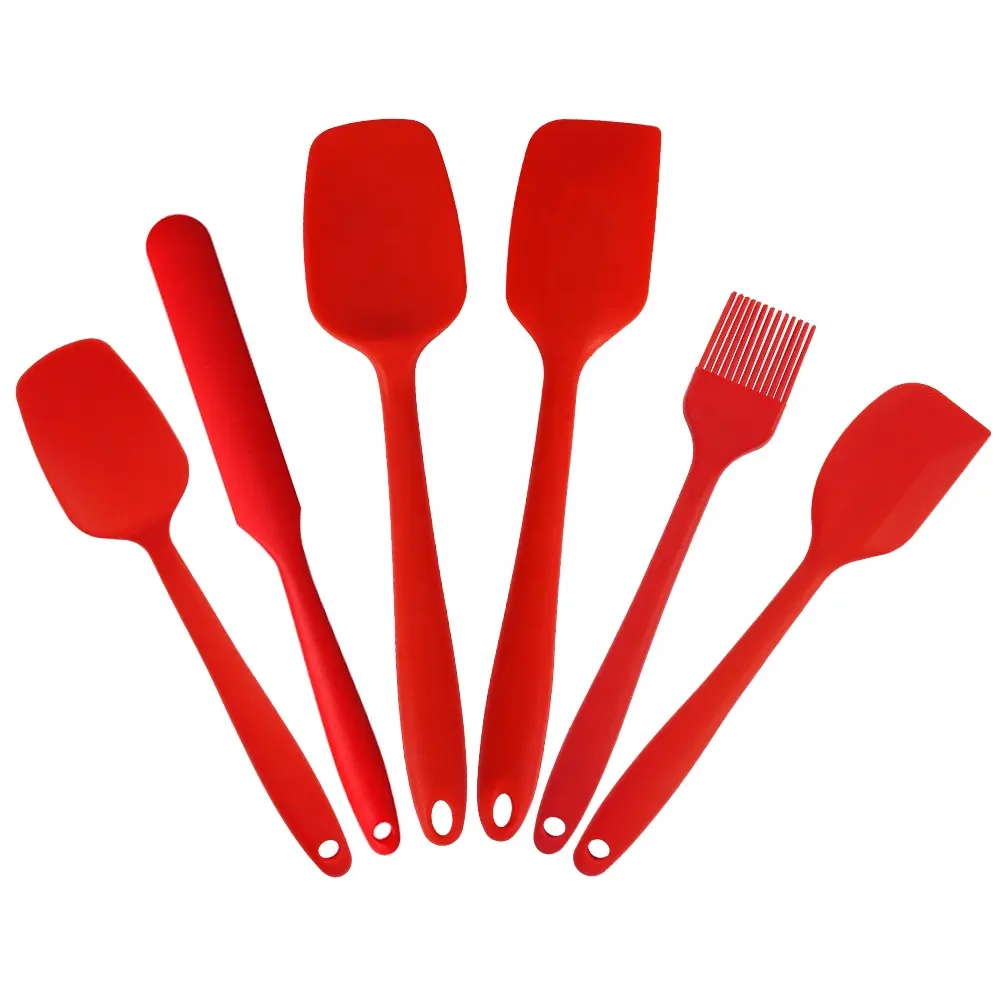 Accessori da cucina resistenti al calore Set di utensili da cucina pentole spatola frusta utensili da cucina in silicone antiaderente