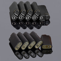 Briquet à gaz gonflable en métal coupe-vent, vente en gros, pas cher, briquet à gaz en métal mat amovible avec logo personnalisé pour la publicité