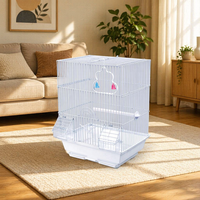 Cage à oiseaux de perroquet de perruche en métal de fer Offre Spéciale Cage à oiseaux de petite taille avec la taille de bonne qualité 30 22 38cm/4