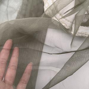 Wholesale Pure Color Organic <b>Fabric</b> Simple Pink Green Translucent Organza Mesh Lace for Women's Dress Spinning - Product Image 5