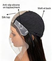 Perruques médicales sans colle en cheveux humains vierges, base en soie longue, dentelle suisse, pour la perte de cheveux, vente en gros directe usine, fournisseur Alibaba