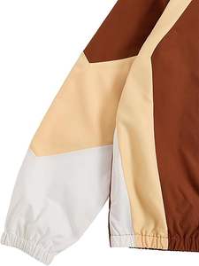 Veste de survêtement d'hiver pour homme XIN HUI personnalisable avec logo, coupe-vent respirant en nylon à panneaux colorés pour le sport et l'entraînement en extérieur (vente en gros) - Product Image 3