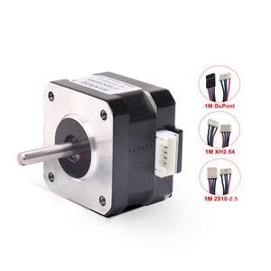 1.8 องศา Nema 17 Stepper มอเตอร์ 2 เฟส <span class=keywords><strong>17HS2408S</strong></span>-DBX 0.6A 12N.cm Micro เชิงเส้น 3D เครื่องพิมพ์ 4 สารนํา 42 Stepper มอเตอร์ 12v - Product Image 1