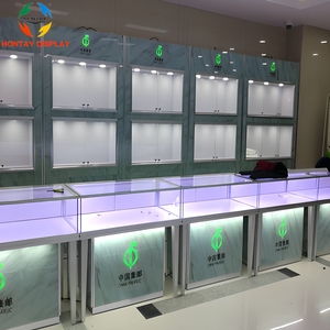 Espositore Professionale per Gioielli HonTay con Sistema di Illuminazione LED Integrato, Vetro ad Alta Trasparenza per Negozi di Gioielleria - Product Image 1