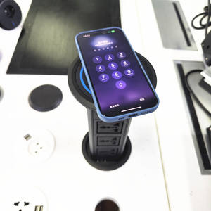 100mm bureau à domicile intelligent prise de courant universelle <span class=keywords><strong>plan</strong></span> de <span class=keywords><strong>travail</strong></span> de <span class=keywords><strong>cuisine</strong></span> motorisé prise de tour de levage électrique avec port USB-C - Product Image 5