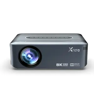 Proyektor Home Theater LED, Proyeksi Kantor Kecil X1 Android 9.0 Full HD 8K 1080P