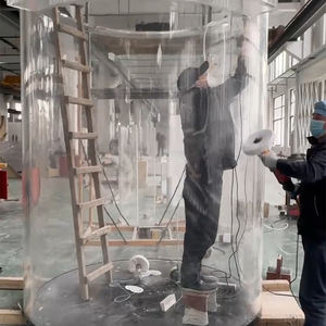 الأفضل مبيعًا بسعر الجملة حوض أسماك أكريليك اسطوانة كبيرة مخصصة - Product Image 6