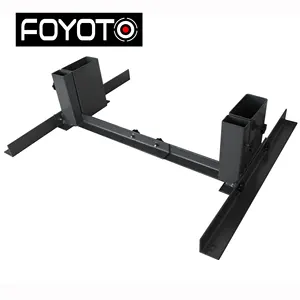 FOYOTO outdoor metal shooting target stand adjustable detachable assembly steel stand base