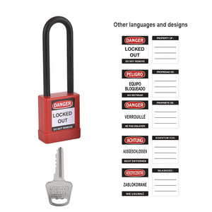 Cadenas Loto Industriels ELECPOPULAR 2026 de Sécurité Supérieure en Nylon 38mm avec Clé, Revêtement Poudré, Cylindre en Cuivre Certifié ISO/CE - Product Image 2