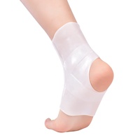 Manchon de cheville en gel de compression en silicone pour tendon d'achille protecteur de talon bursite tendresse fasciite plantaire bretelles de protection