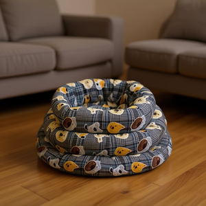 Ensemble de trois lits pour animaux de compagnie rembourrés en coton YM1266 - Product Image 3