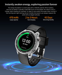 Ultra Sports Smart Watch GPS AMOLED Écran HD pour appel Bluetooth NFC Moniteur de fréquence cardiaque 50 mètres de <span class=keywords><strong>profondeur</strong></span> Boussole d'étanchéité - Product Image 2