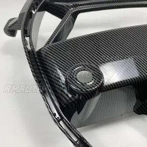 กระจังหน้ากันชนรถสำหรับ BMW G80 G81 M4 G82 M3 G83 2021-2023ชุดอะไหล่สไตล์คาร์บอนไฟเบอร์สไตล์เครื่องดูดควันสีดำมันวาว - Product Image 5