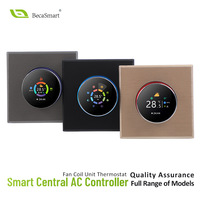 Thermostat intelligent Wi-Fi MFW pour système de climatisation centralisée, contrôleur filaire pour unité de ventilo-convecteur, panneau de contrôle de température