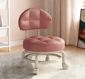 Tabouret universel en acier à roulettes, petit tabouret domestique surélevé, banc rotatif à roulettes pour changer de chaussures, <span class=keywords><strong>chaise</strong></span> mobile d'apprentissage - Product Image 5