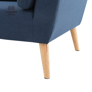 Blu in tessuto 2 posti moderno nordic stile scandinavo divano divano per lo <span class=keywords><strong>studio</strong></span> appartamento composto da soggiorno mobili - Product Image 6