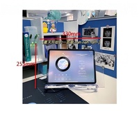 Support de Lecture en Acrylique pour Expositions et Événements, Réglable en Hauteur, Design Extensible, Présentoir de Bureau pour Livres