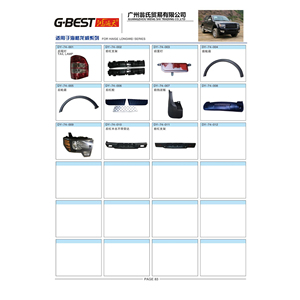 กระจังหน้าสำหรับ Higer Dragon Power Pick up Fender ไฟตัดหมอก DRL กระจกมองหลังไฟท้ายรถแบริ่งกันชน - Product Image 2