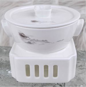 Bamboo Embossed High <b>Bone</b> <b>China</b> <b>Dinner</b> <b>Set</b> Gold Rim Luxury Hotel Banquet Ceramic Tableware Custom Logo For Restaurant Wedding - Product Image 5