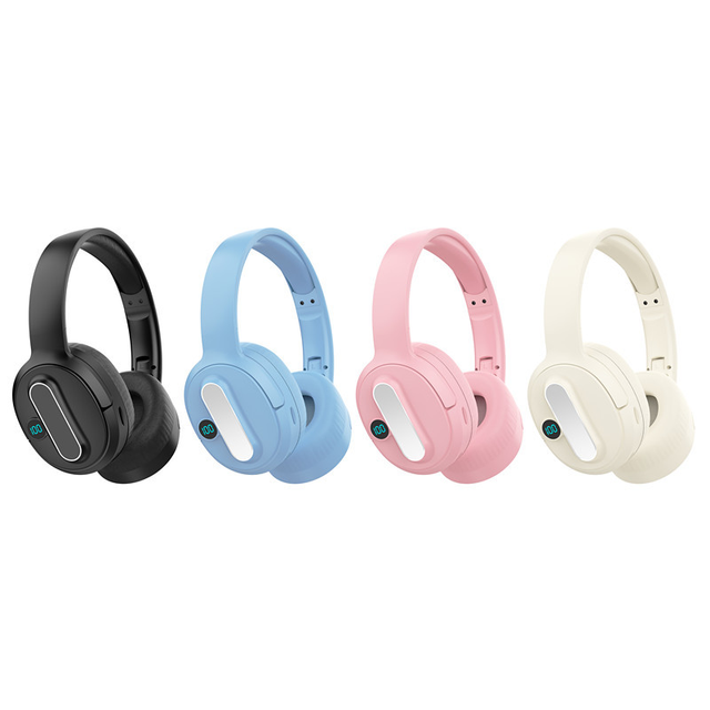Wireless TWS Earbuds Stereo Music Earphone with Noise Cancelling Gaming Headset True Wireless In-Ear Sports Headphones Foldable