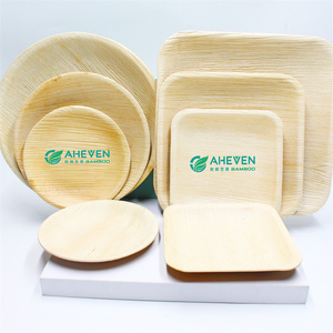 Anche i Piatti <span class=keywords><strong>in</strong></span> Foglia di Palma <span class=keywords><strong>Areca</strong></span> <span class=keywords><strong>in</strong></span> Legno Naturale ed Ecologico Sono un'Opzione di Cibo Sostenibile - Product Image 1