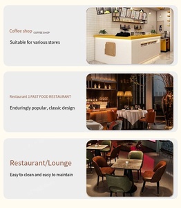 Ensemble <span class=keywords><strong>table</strong></span> et chaises <span class=keywords><strong>de</strong></span> restaurant en bois massif <span class=keywords><strong>de</strong></span> style chinois avec canapé - Design moderne, écologique et durable pour hôtel et café - Product Image 6