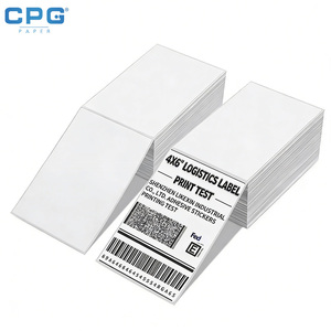 Wholesale Bulk Fade Protection Long Storage Three Proof Thermal Label 100x150mm 4x6 inch Address Label Courier Packaging Label - Product Image 1
