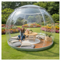 Dôme transparent en mousse PC pour hôtel, abri de glamping extérieur préfabriqué, étanche et économique