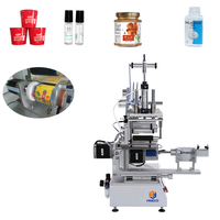FK616 bouteille ronde/pot/tube/peut tomate peinture peut étiqueteuse pour boîtes carrées semi-automatique
