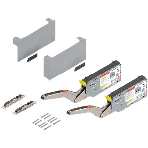 Sistema de elevación superior Blum1 AVENTOS HK con cierre suave, color gris claro, múltiples opciones de torque disponibles, apto para SERVO-DRIVE - Product Image 1